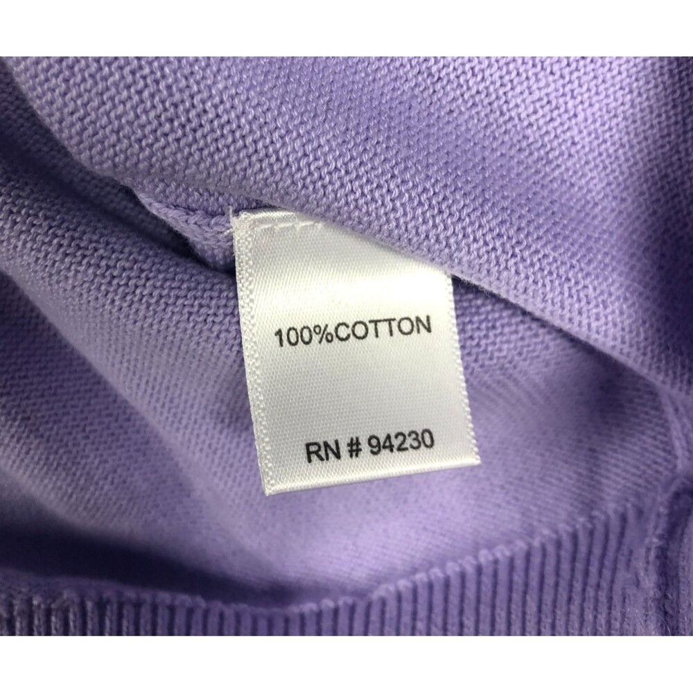 Paul Fredrick Knit Polo Shirt Mens Lavender Purple Size XL Button Front NEW - Picture 9 of 9